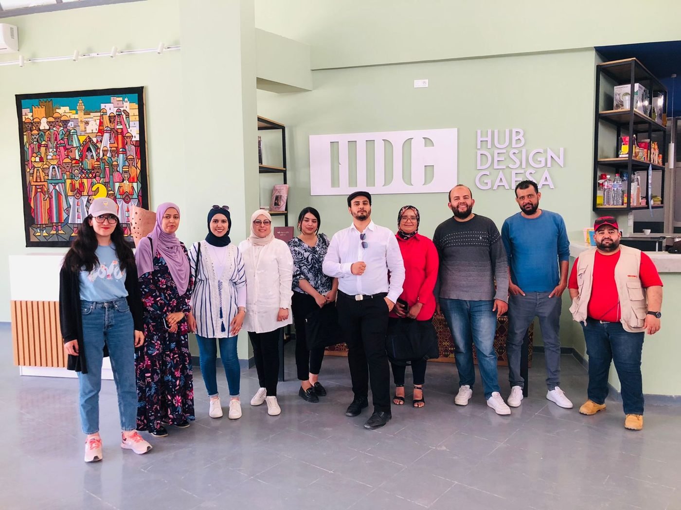 Groupe de participants à Gafsa